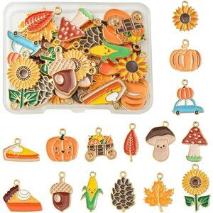 Colorful Assorted Enamel Pendants Charms Cute Animal Butterfly Puppy Cat Dogs Go